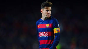 Messi Fc Barcelona Captain Wallpaper