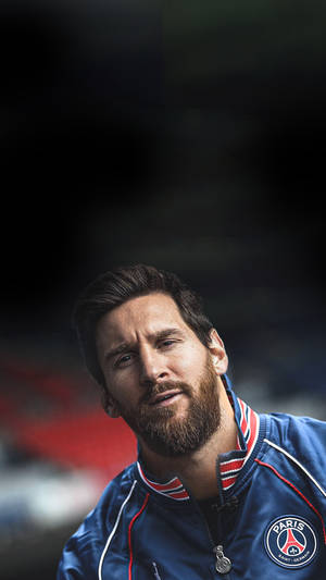 Messi Psg Portrait Wallpaper