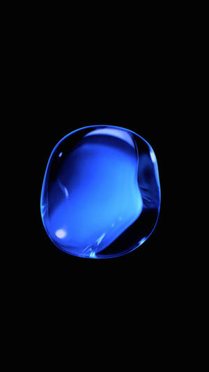 Metallic Blue Liquid Iphone Live Wallpaper