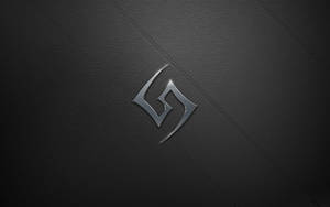 Metallic Gamer Logo Wallpaper