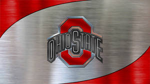 Metallic Ohio State Logo Wallpaper