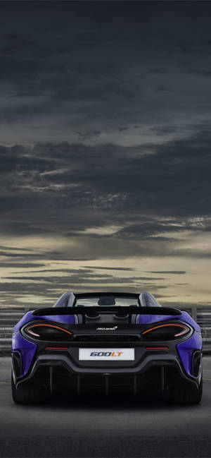 Metallic Purple Mclaren Spyder Wallpaper