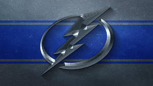 Metallic Silver Tampa Bay Lightning Wallpaper