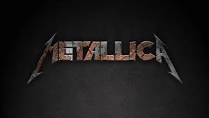 Metallica Logo In Rust Wallpaper