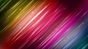 Meteor Rainbow Sky Wallpaper