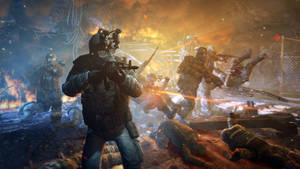 Metro Last Light Fire Fight Wallpaper