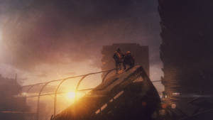 Metro Last Light Sunset Wallpaper