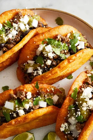 Mexican Beef Stuffed Fried Tacos Wallpaper