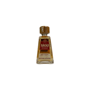 Mexican Brand 1800 Tequila Reposado Mini Bottle Wallpaper
