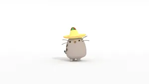 Mexican Hat Pusheen Hd Wallpaper