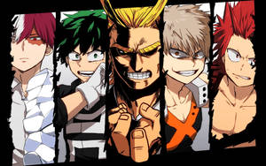 Mha Anime Heroes Wallpaper