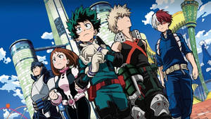 Mha Heroes Battle Suits Wallpaper