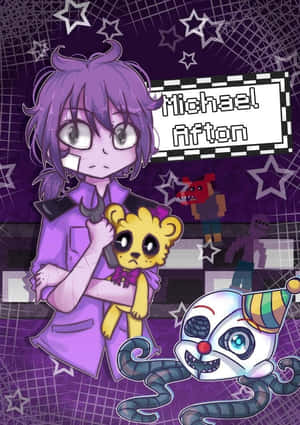 Michael Afton F N A F Fan Art Wallpaper