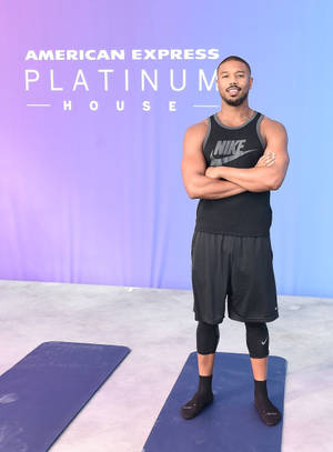 Michael B. Jordan American Express Wallpaper