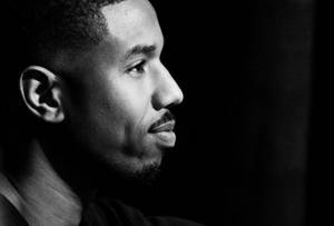 Michael B. Jordan Side Profile Wallpaper