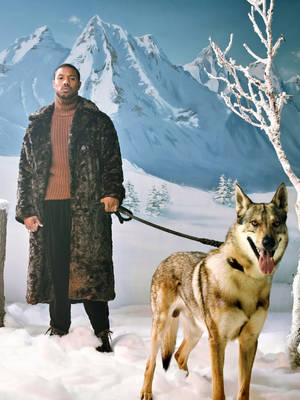 Michael B. Jordan Winter Photoshoot Wallpaper