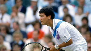 Michael Chan Tennis Focused Wallpaper