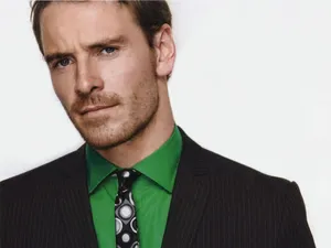 Michael Fassbender In Green Wallpaper