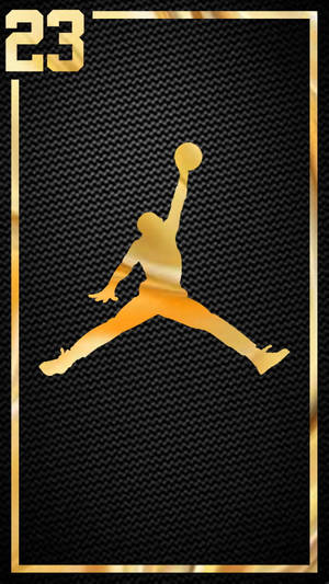 Michael Jordan Black And Gold Iphone Wallpaper