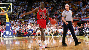 Michael Jordan Crossed Legs Wallpaper