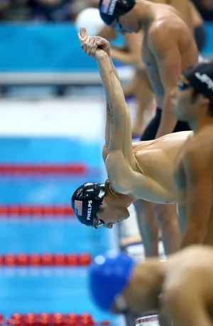 Michael Phelps Competition Portrait Wallpaper