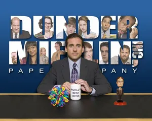Michael Scott The Office Dunder Mifflin Inc. Wallpaper