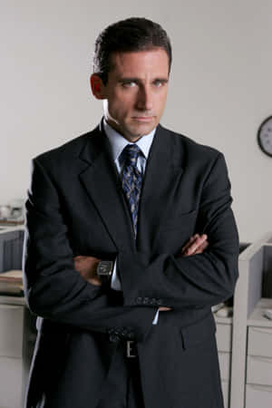 Michael Scott The Office Formal Attire Wallpaper