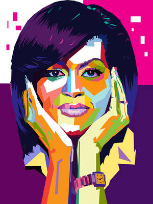 Michelle Obama Pop Art Wallpaper