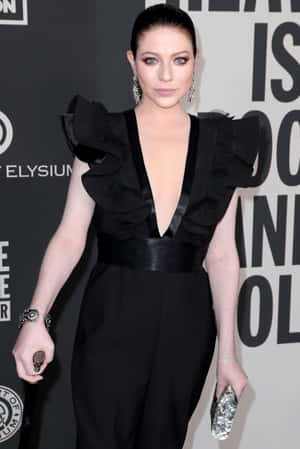 Michelle Trachtenberg Posing In A Stylish Outfit Wallpaper
