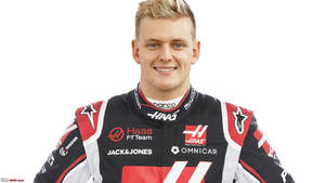 Mick Schumacher Bust Portrait Wallpaper