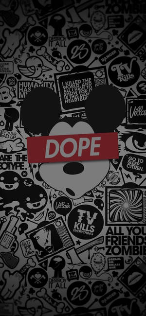 Mickey Poignant Icons Dope Iphone Wallpaper
