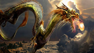 Mighty Chinese Dragon Wallpaper
