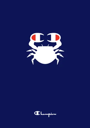 Mighty Crab - Champion Logo Design Wallpaper