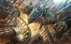 Mighty Godzilla Rises Wallpaper