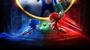 Mighty Guardian - Knuckles The Echidna In Action Wallpaper