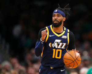 Mike Conley Utah Jazz Jersey 10 Wallpaper