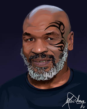 Mike Tyson 4k Sporting A Beard Wallpaper