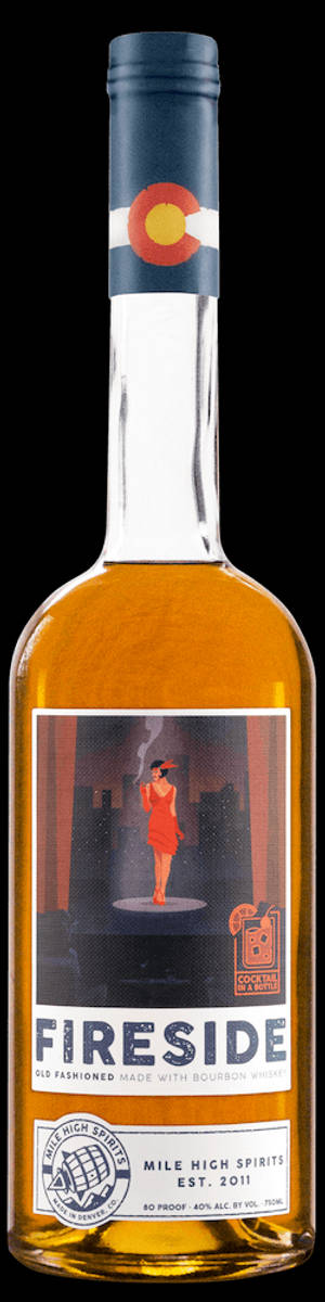 Mile High Spirits Fireside Old Fashioned Wallpaper