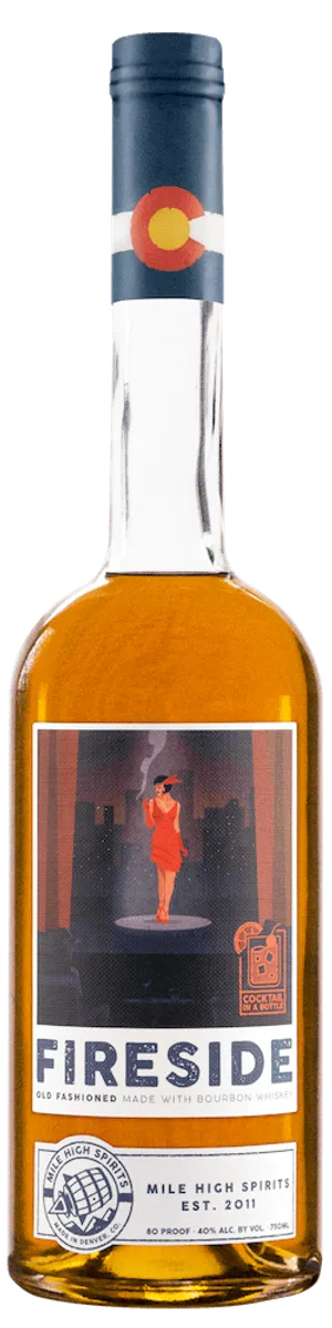 Mile High Spirits Fireside Old Fashioned Wallpaper