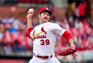 Miles Mikolas Close-up Ball Throw Wallpaper