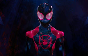 Miles Morales In The Dark Wallpaper