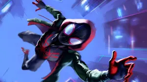 Miles Morales Into Spider Verse Wallpaper