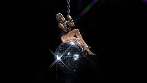 Miley Cyrus Disco Wrecking Ball Wallpaper