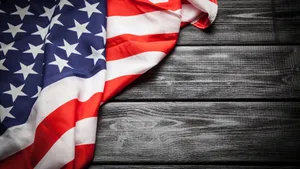 Military American Flag Red Stripes Wallpaper