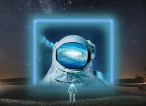 Milky Way Astronaut Wallpaper