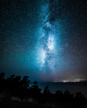 Milky Way Background Samsung Galaxy Note 5 Wallpaper