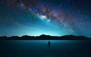 Milky Way Galaxy Free Powerpoint Wallpaper