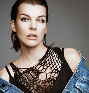 Milla Jovovich Punk Indie Photoshoot Wallpaper