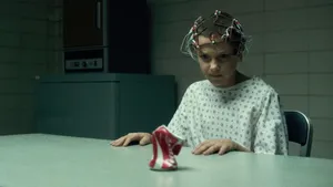 Millie Bobby Brown Young Eleven In Stranger Things Wallpaper