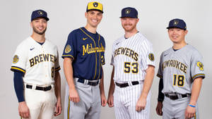 Milwaukee Brewers Uniform Jersey Wallpaper